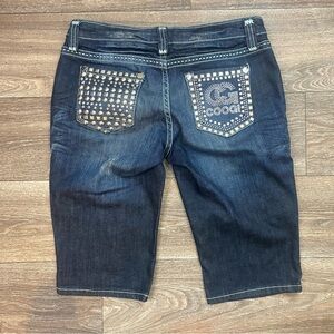 Coogi Y2K Bermuda Studded Shorts Women’s Size 7/8 Throwback 80’s 90’s Wear Cute